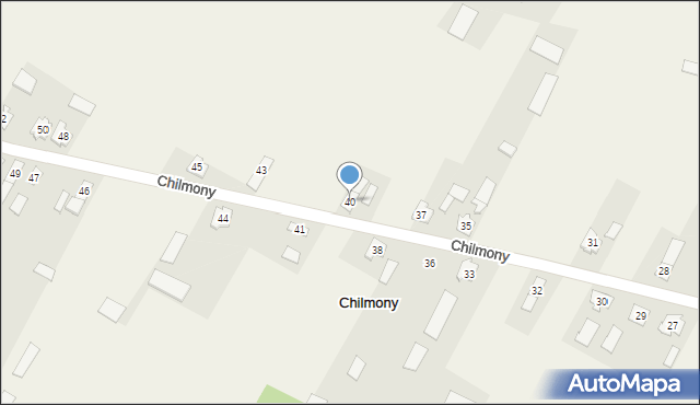 Chilmony, Chilmony, 40, mapa Chilmony