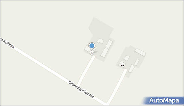 Chilmony-Kolonia, Chilmony-Kolonia, 23, mapa Chilmony-Kolonia