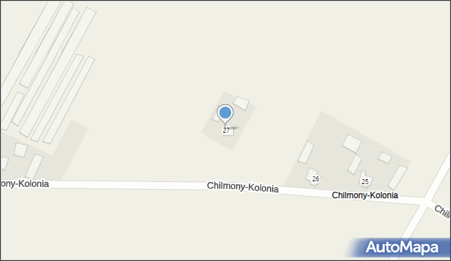 Chilmony-Kolonia, Chilmony-Kolonia, 27, mapa Chilmony-Kolonia