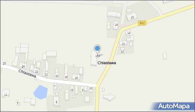 Chlastawa, Chlastawa, 18A, mapa Chlastawa