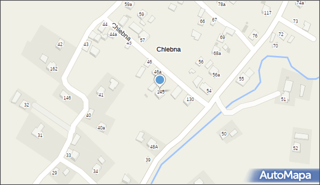 Chlebna, Chlebna, 145, mapa Chlebna