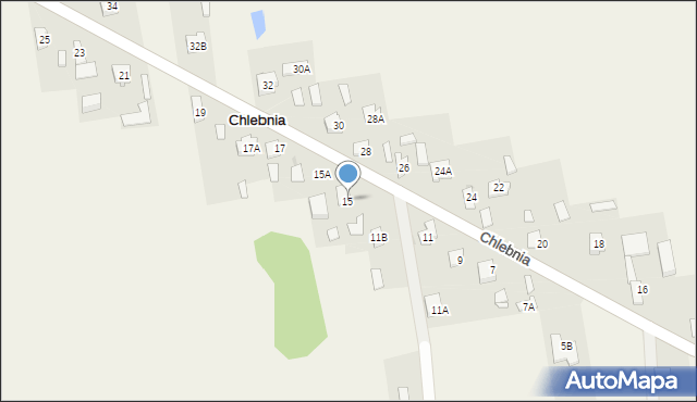 Chlebnia, Chlebnia, 15, mapa Chlebnia