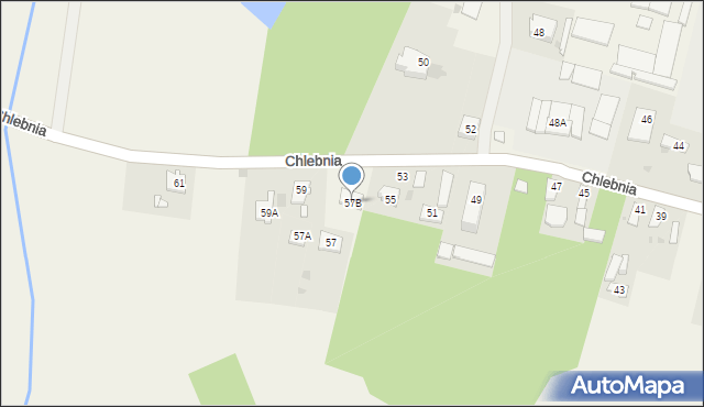 Chlebnia, Chlebnia, 57B, mapa Chlebnia