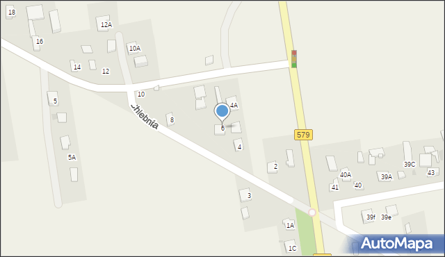 Chlebnia, Chlebnia, 6, mapa Chlebnia