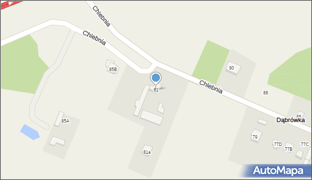 Chlebnia, Chlebnia, 81, mapa Chlebnia