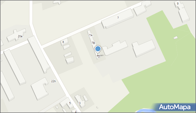 Chlebówko, Chlebówko, 7D, mapa Chlebówko