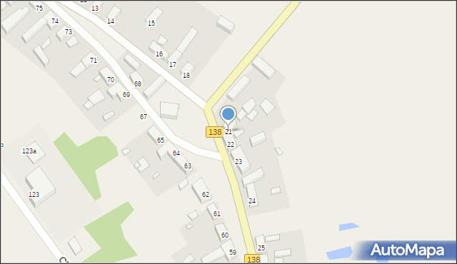 Chlebowo, Chlebowo, 21, mapa Chlebowo