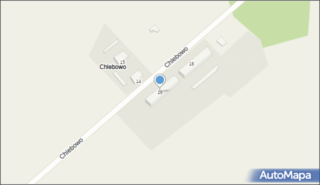 Chlebowo, Chlebowo, 19, mapa Chlebowo