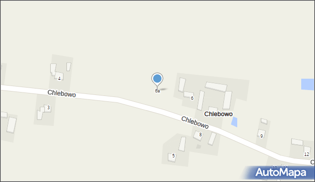 Chlebowo, Chlebowo, 6a, mapa Chlebowo