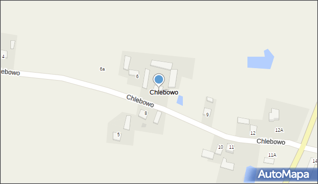 Chlebowo, Chlebowo, 7, mapa Chlebowo