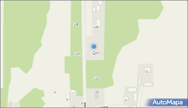 Chlewiska, Chlewiska, 11C, mapa Chlewiska