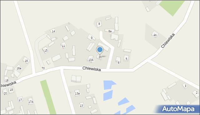 Chlewiska, Chlewiska, 10, mapa Chlewiska