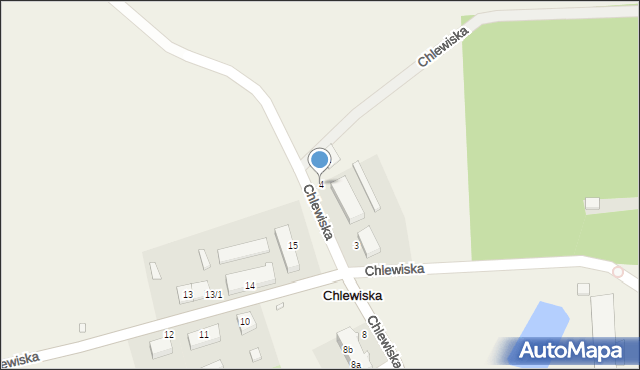 Chlewiska, Chlewiska, 4, mapa Chlewiska