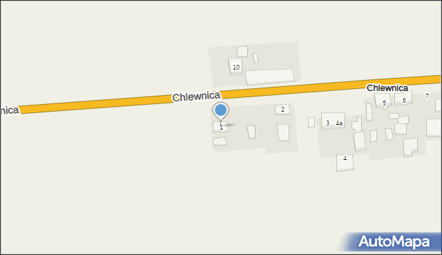 Chlewnica, Chlewnica, 1, mapa Chlewnica