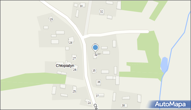 Chłopiatyn, Chłopiatyn, 34, mapa Chłopiatyn