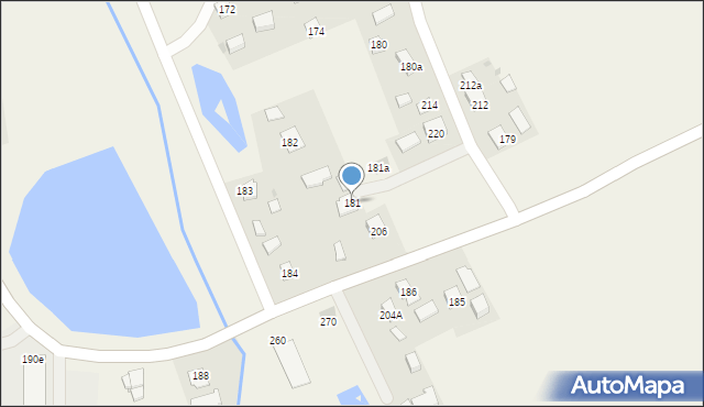 Chłopice, Chłopice, 181, mapa Chłopice