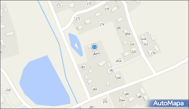 Chłopice, Chłopice, 182, mapa Chłopice