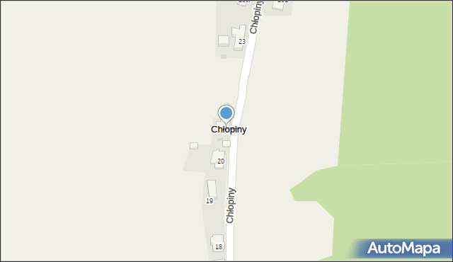 Chłopiny, Chłopiny, 21, mapa Chłopiny