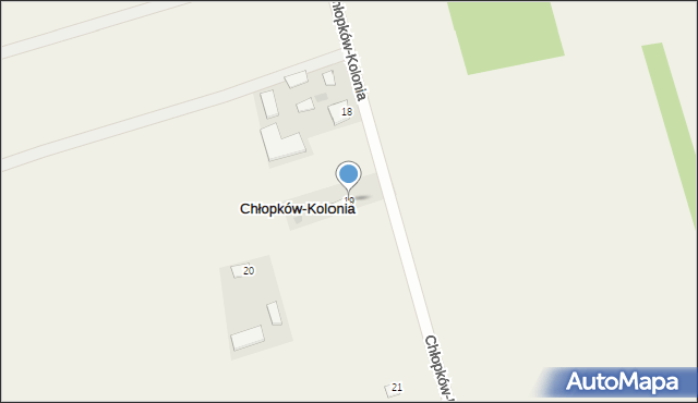 Chłopków-Kolonia, Chłopków-Kolonia, 19, mapa Chłopków-Kolonia