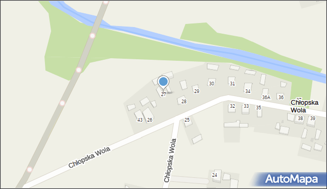 Chłopska Wola, Chłopska Wola, 27, mapa Chłopska Wola