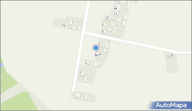 Chłopska Wola, Chłopska Wola, 4A, mapa Chłopska Wola