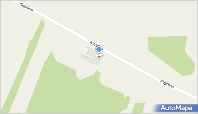 Chludnie, Chludnie, 65, mapa Chludnie