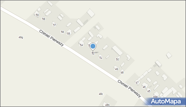 Chmiel Pierwszy, Chmiel Pierwszy, 52, mapa Chmiel Pierwszy