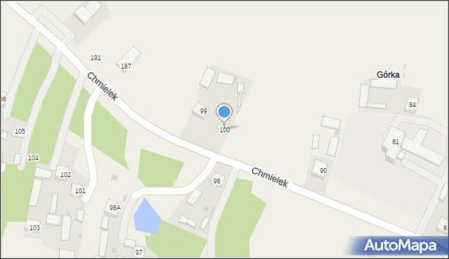 Chmielek, Chmielek, 100, mapa Chmielek