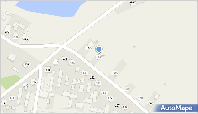 Chmielek, Chmielek, 133A, mapa Chmielek