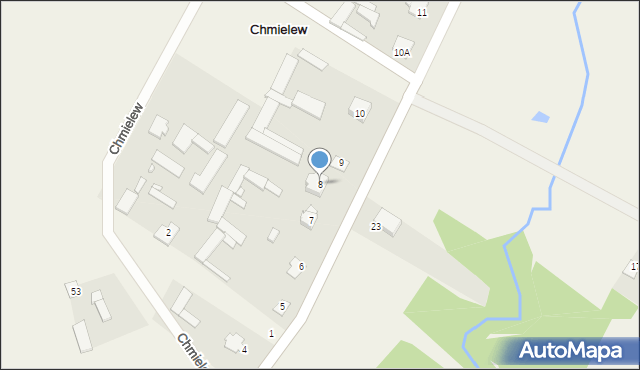 Chmielew, Chmielew, 8, mapa Chmielew