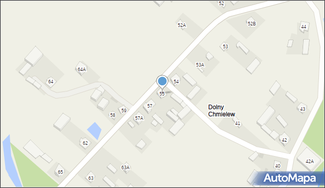 Chmielew, Chmielew, 55, mapa Chmielew