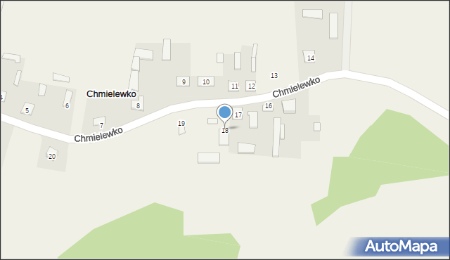 Chmielewko, Chmielewko, 18, mapa Chmielewko