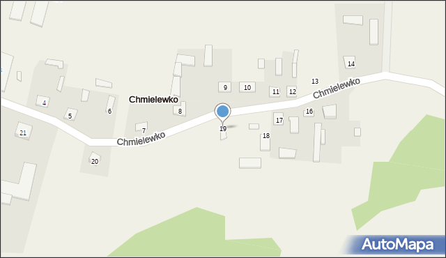 Chmielewko, Chmielewko, 19, mapa Chmielewko