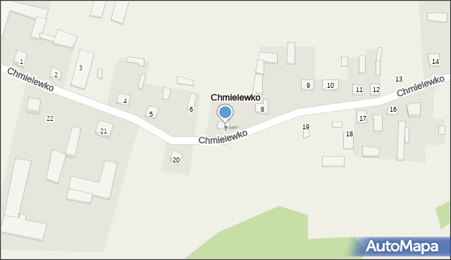 Chmielewko, Chmielewko, 7, mapa Chmielewko