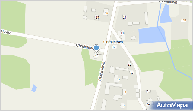 Chmielewo, Chmielewo, 40, mapa Chmielewo