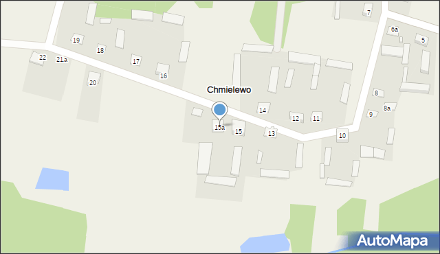 Chmielewo, Chmielewo, 15a, mapa Chmielewo