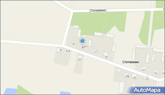 Chmielewo, Chmielewo, 18, mapa Chmielewo