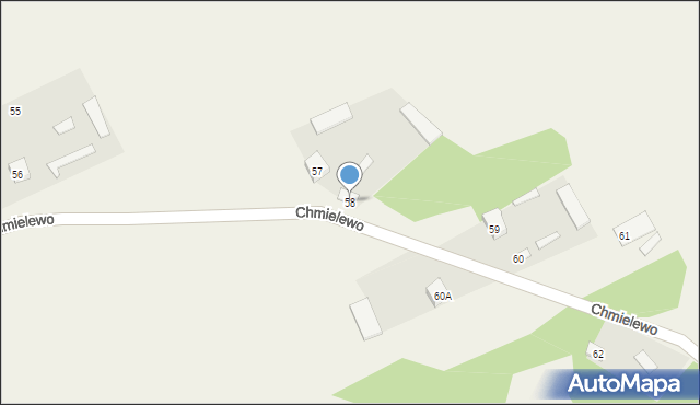Chmielewo, Chmielewo, 58, mapa Chmielewo