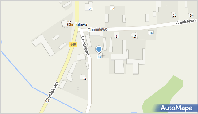 Chmielewo, Chmielewo, 13, mapa Chmielewo