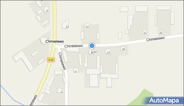 Chmielewo, Chmielewo, 14, mapa Chmielewo