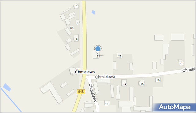 Chmielewo, Chmielewo, 23, mapa Chmielewo