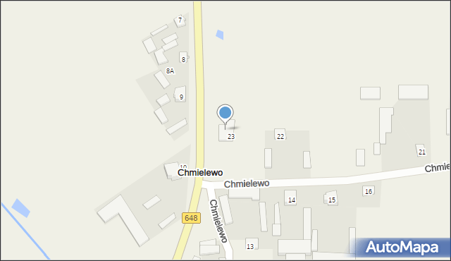 Chmielewo, Chmielewo, 24, mapa Chmielewo