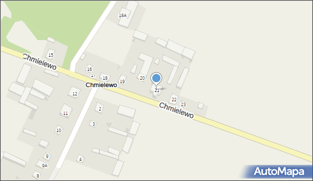 Chmielewo, Chmielewo, 21, mapa Chmielewo