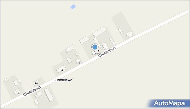 Chmielewo, Chmielewo, 6, mapa Chmielewo