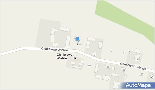 Chmielewo Wielkie, Chmielewo Wielkie, 3, mapa Chmielewo Wielkie