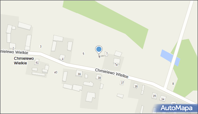 Chmielewo Wielkie, Chmielewo Wielkie, 6, mapa Chmielewo Wielkie