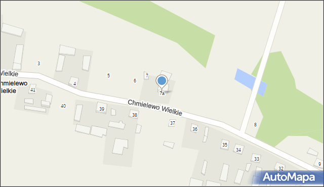 Chmielewo Wielkie, Chmielewo Wielkie, 7a, mapa Chmielewo Wielkie