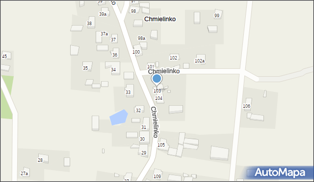 Chmielinko, Chmielinko, 103, mapa Chmielinko