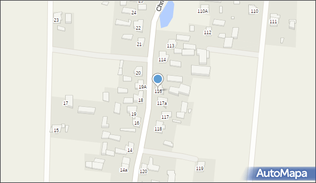 Chmielinko, Chmielinko, 116, mapa Chmielinko