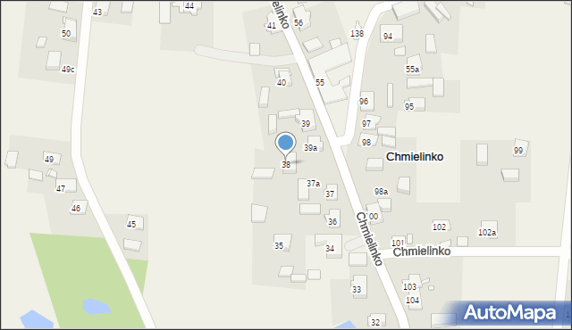 Chmielinko, Chmielinko, 38, mapa Chmielinko